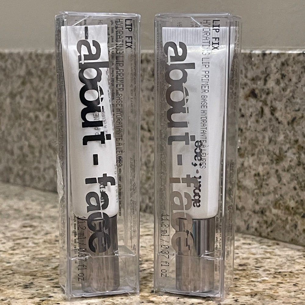 About Face Lip Fix Hydrating Lip Primer Base x 2 Bundle Lot NEW